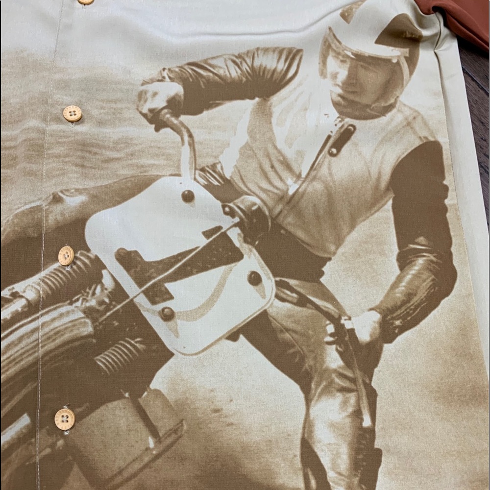 Harley Davidson button up collar dress shirt